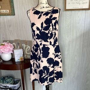 Elegant Floral Sleeveless Dress